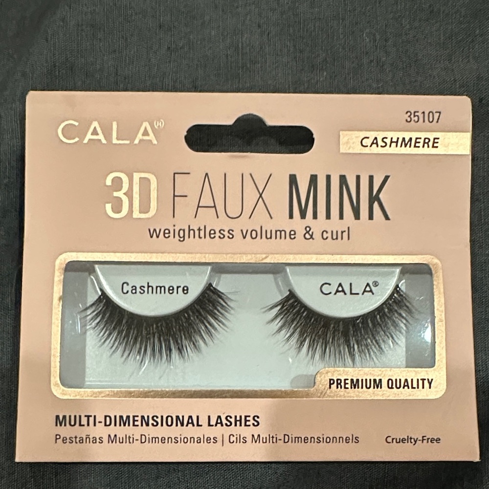 CALA 3D Faux Mink Lashes - Cashmere Black
